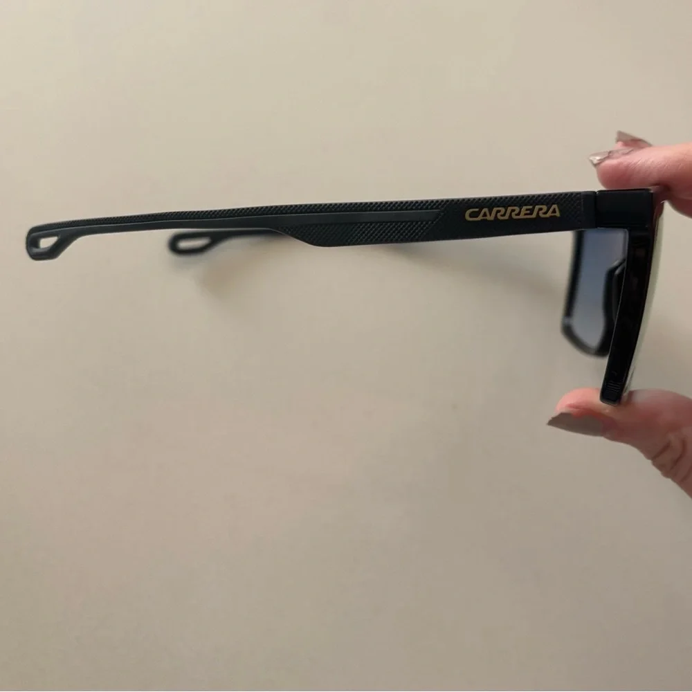 Carrera Black Frame Sunglasses with Mirrored Lenses - Festival Edition